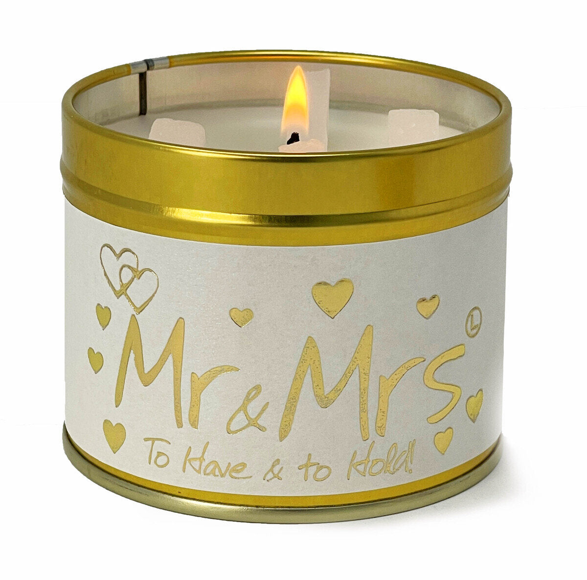 Mr & Mrs - Lily Flame geurkaars